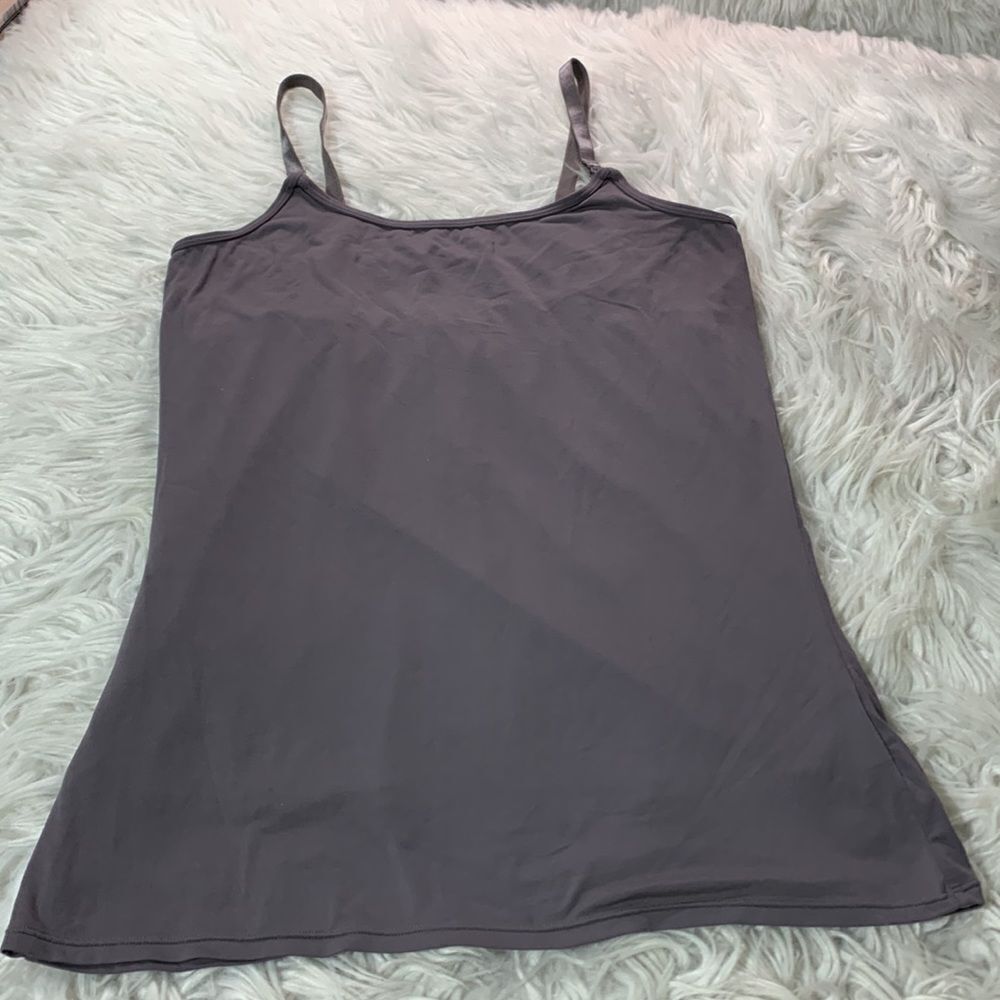 🟢3 for $20——A Pea in the Pod Clip Down Nursing Cami w built-in shelf bra Med